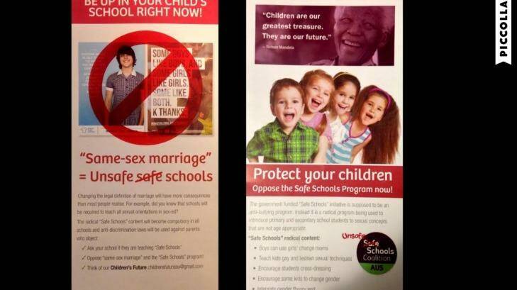 Detail from the Children's Future leaflets that feature anti-apartheid icon Nelson Mandela. Photo: Supplied