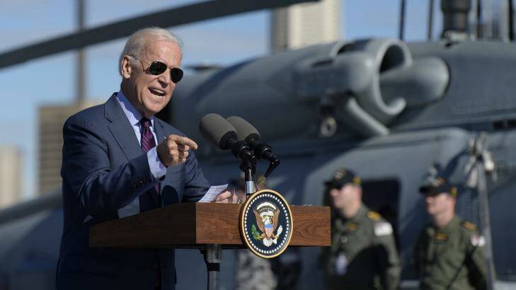 Joe Biden, Vice-President of the US in Sydney. Photo: Wolter Peeters