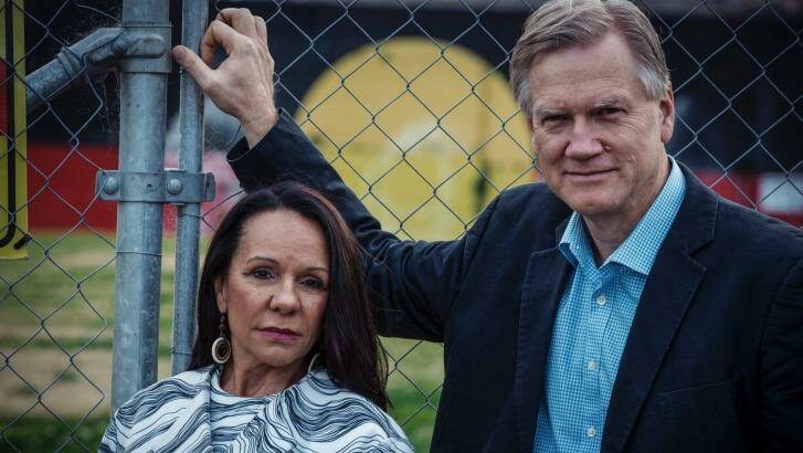 Broadcaster Andrew Bolt and  political Linda Burney star in the ABC documentary 'Recognition: Yes or No?' Photo: ABC/Mark Rogers