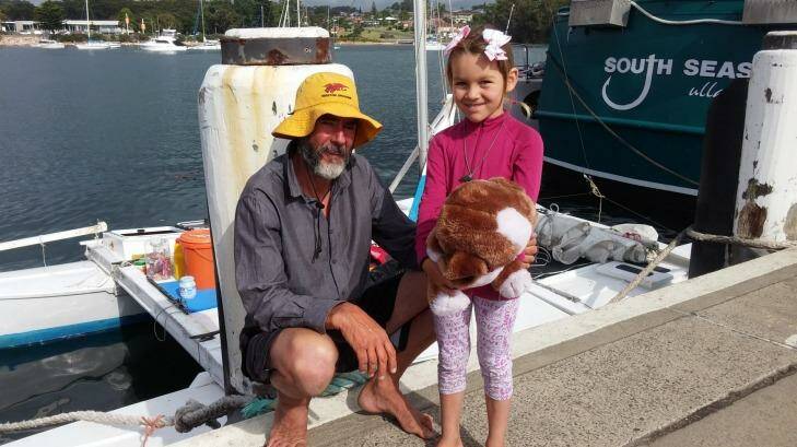 Alan and daughter Que Langdon who went missing and are found in Ulladulla. Photo: Jessica McInerney