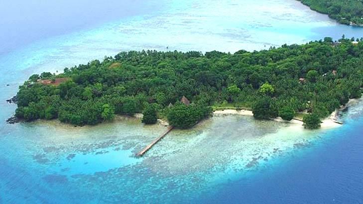 Royal treat: the island where the  Duchess of Cambridge and Prince William stayed.