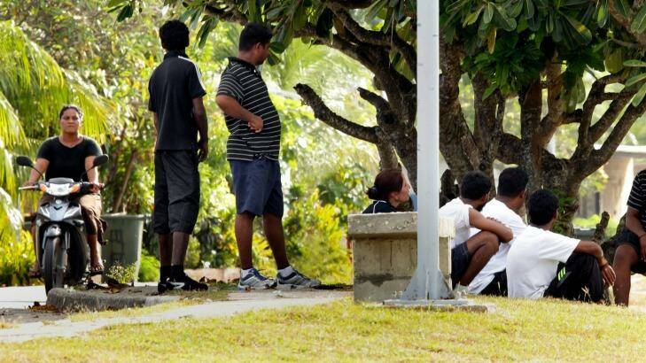 Depressed: Single men on Nauru have threatened suicide to protest their treatment.  Photo: Angela Wylie