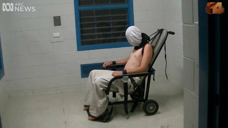 The Greens are using the shocking abuse revealed at the Don Dale Youth Detention Centre as part of their fundraising pitch. Photo: ABC News