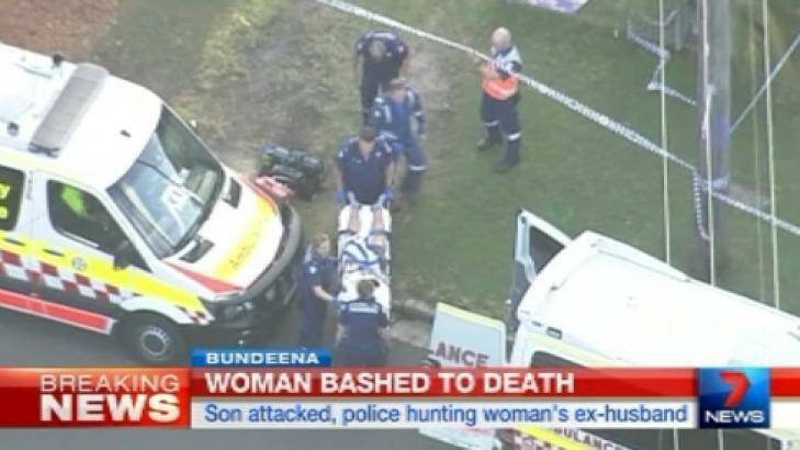 The injured man was taken to St George Hospital by ambulance. Photo: Seven News