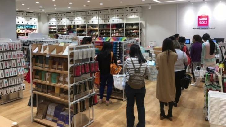 Miniso has three stores in Sydney and Chatswood, Hurstville and Bondi Junction and has instructed retail leasing agents to find a further seven in Sydney and 10 in Melbourne. Photo: Supplied