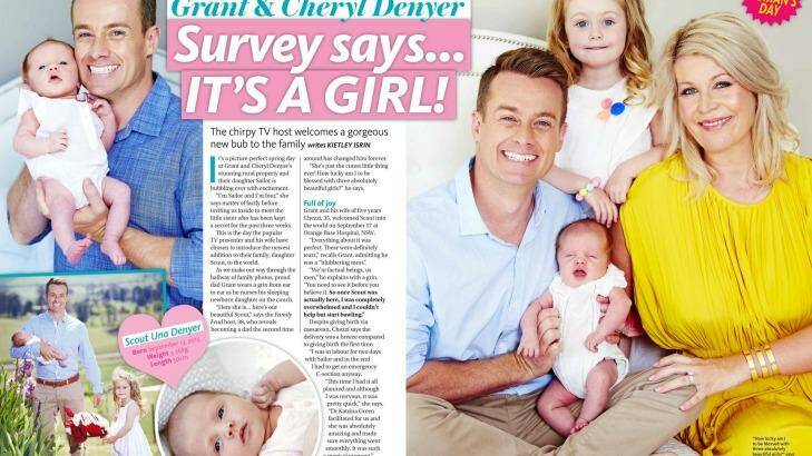 Grant Denyer in Womans DAY, October 19, 2015.  Photo: Supplied