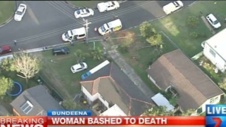 Police were called to a home in Beachcomber Avenue at about 3.30pm on Sunday after neighbours heard people fighting and someone screaming. Photo: Seven News