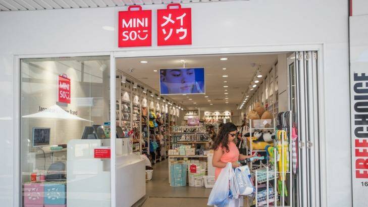 Asian retailer Miniso wants to expand in Australia.  Photo: Edwina Pickles
