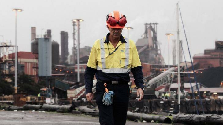 The state government is being urged to take action to protect the Port Kembla steelworks. Photo: Peter Braig