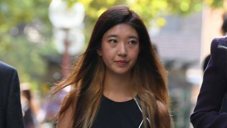 Brenda Lin arrives at court during the trial. Photo: Peter Rae