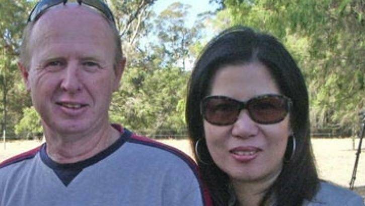 David Farnell and his wife Wendy Li. Photo: Bunbury Mail