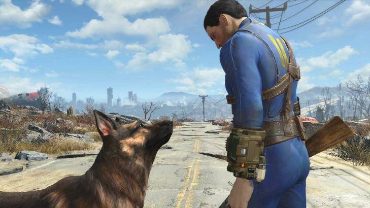 Welcome home: The Pip-Boy on the arm of the protagonist in Fallout 4. Photo: Bethesda