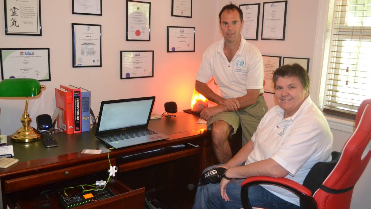 ALTERNATIVE THERAPY: Orange paramedics Ian Spurway and PJ Cox have been helping clients overcome morning sickness, quit smoking and lose weight through hypnosis. Photo: TANYA MARSCHKE 		    1107tmhypno1