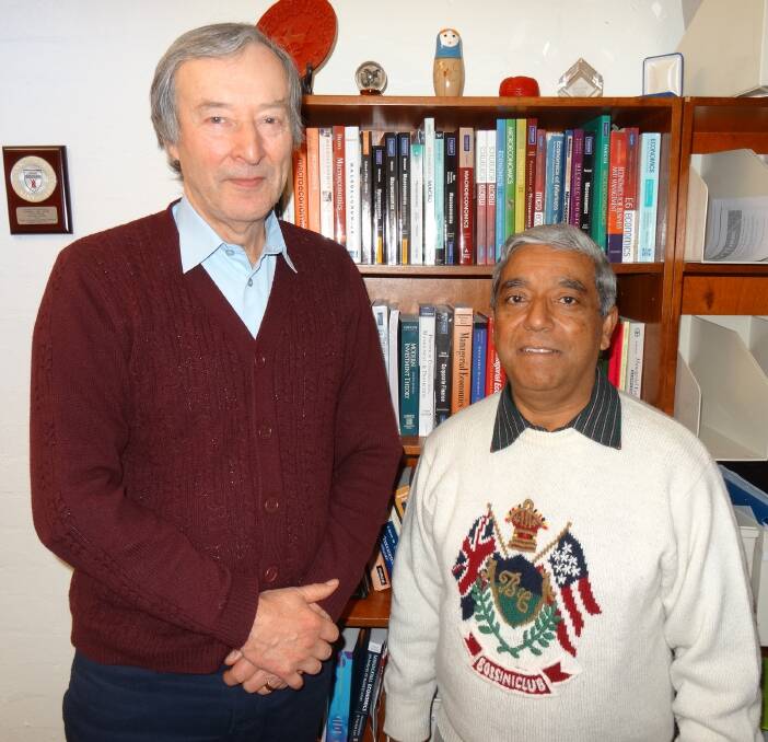 LABOUR DISCRIMINATION: Professor John Hicks and Associate Professor Parikshit Basu from the Charles Sturt University Faculty of Business.
Photo: CONTRIBUTED