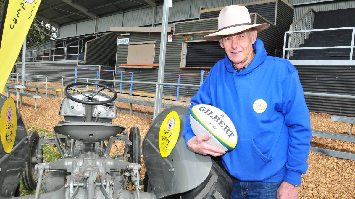 SUPPORT OUR MEMBERS: Rob Westcott will help fundraising efforts for Camp Quality and pancreatic cancer research during the clash between Orange City Lions and Emus on Saturday. Photo: JUDE KEOGH 0812tractor