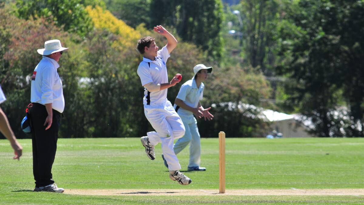 EVERYTHING ON THE LINE: Sam Nicholls is crucial to Kinross' finals aspirations. 
Photo: JUDE KEOGH 0222kwscrick11