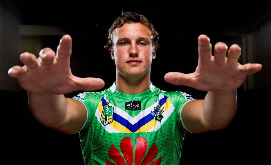 MOVING IN: Orange product Jack Wightonwill grab his shot at  five-eighth with both hands in the Canberra Raiders opening round of the NRL. Photo: Rohan Thomson
