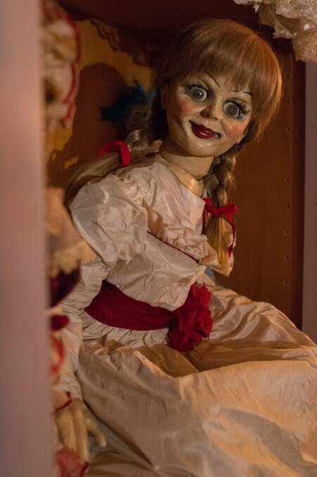 The second-rate horror flick Annabelle, about a posessed doll, is a huge yawn.