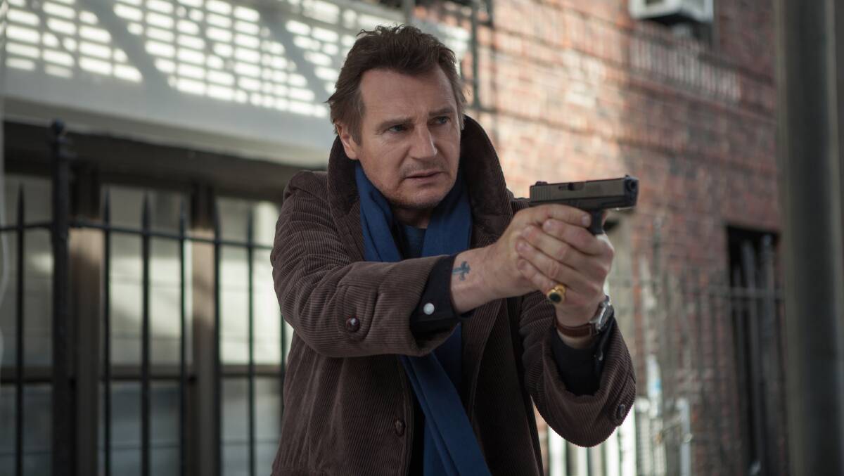 MYSTERY OF OLD: (above) Liam Neeson in A Walk Among the Tombstones.