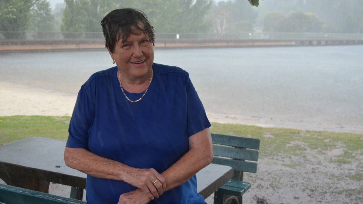 DON'T DUMP: Regular Lake Canobolas user Brenda Wright has asked people to avoid littering in the area this Australia Day. Photo: DANIELLE CETINSKI 0122dclake2
