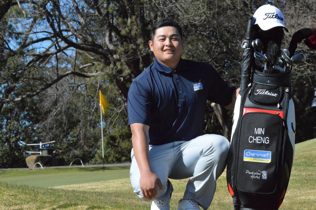 PRO STATUS: Duntryleague's Min Cheng realised his dream almost two weeks ago, he's now a fully fledged professional golfer. Photo: MATT FINDLAY                                                  0901mfmin3