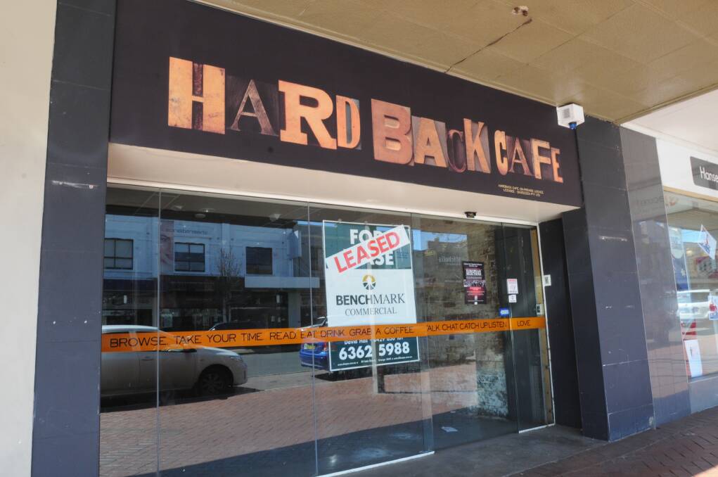 COMING SOON: Zambrero will open in the former Hardback Cafe next month. Photo: STEVE GOSCH           		 	       0911sghardback1

