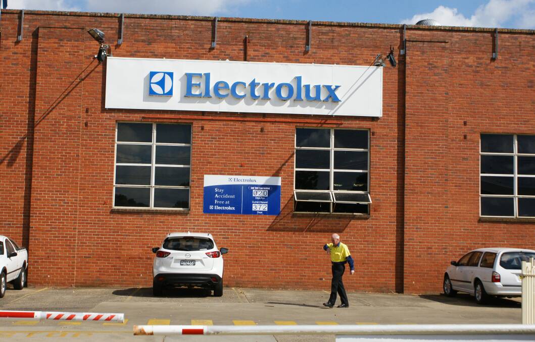 DONE AND DUSTED: The Orange Electrolux factory. Photo: MARK LOGAN