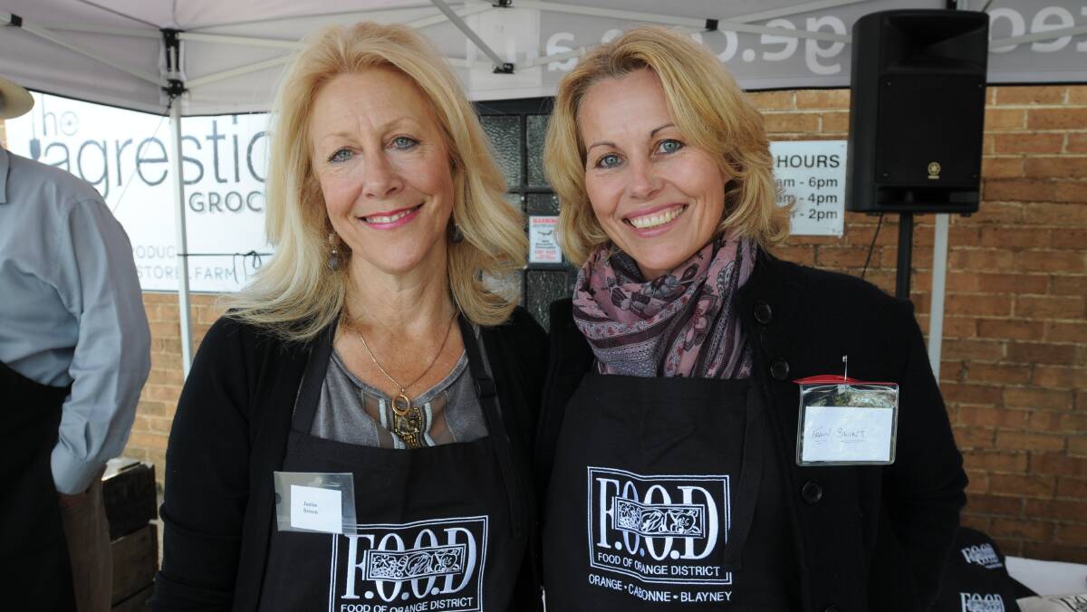 FOOD HQ: Janine Bessen and Fran Blunt. Photo: STEVE GOSCH