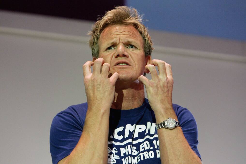 WATCH YOUR MOUTH: Renown swear word user Gordon Ramsey will have to watch himself if he ever returns to New South Wales after new laws have more than tripled the penalty for using bad language in public. Photo: GETTY IMAGES