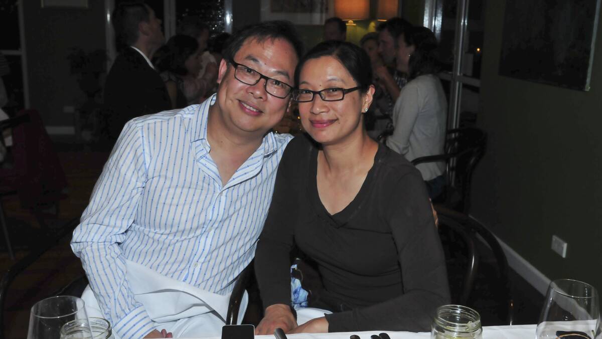 BROMANCE: Gary and Yvonne Choi. Photo: JUDE KEOGH