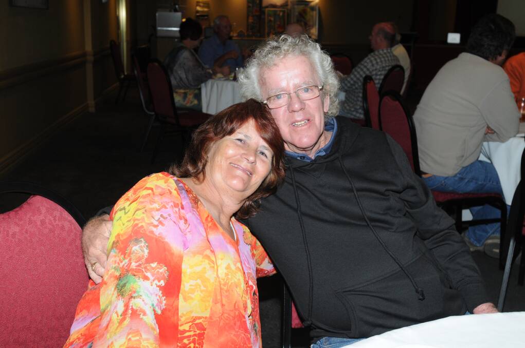DINNER: Jo and Fred Bartyn. Photo: STEVE GOSCH