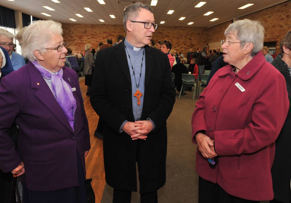 Beloved nuns say their goodbyes at a function at Kenna Hall