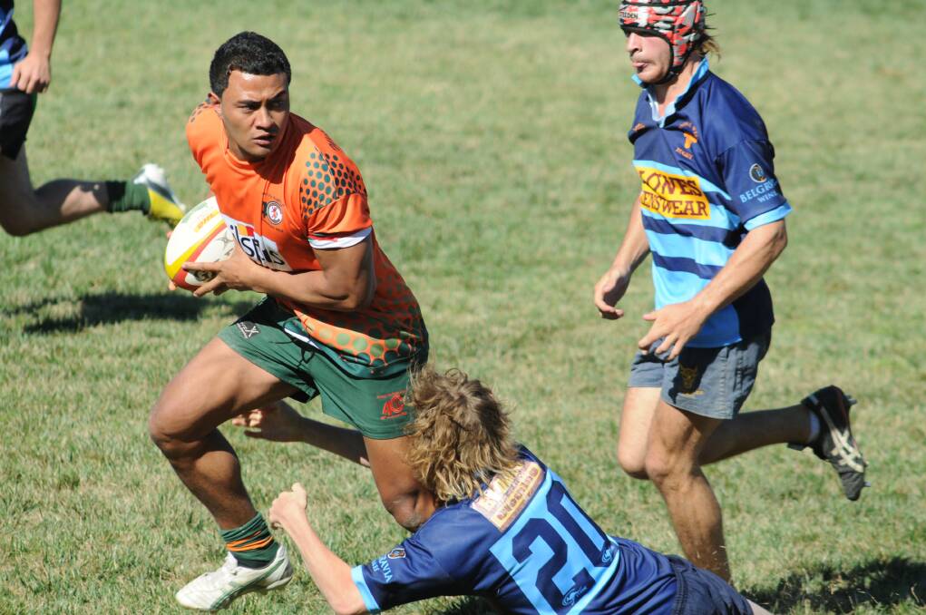 TRIAL FORM: Orange City took on the Central West colts at Pride Park on Sunday. Photo: STEVE GOSCH