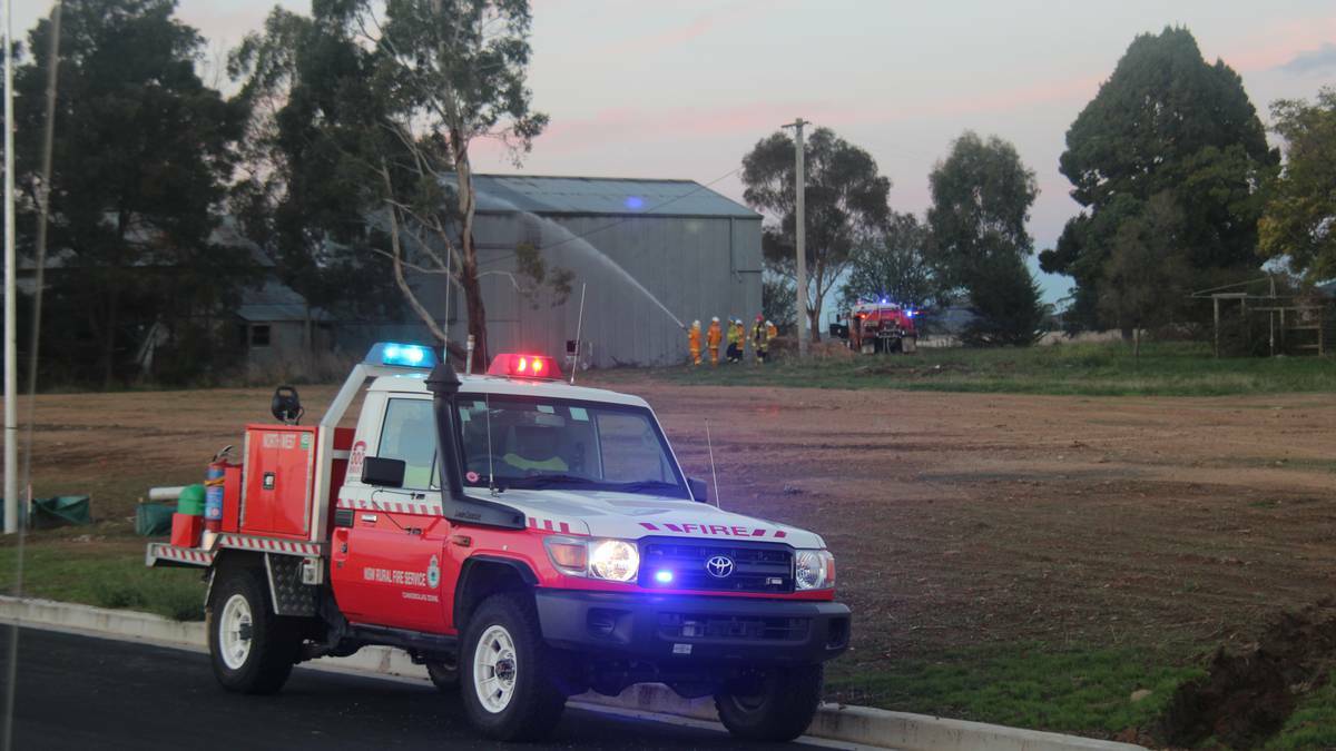 ORANGE: THE Rural Fire Service has acted swiftly to extinguish a fire which broke out in a shed on Telopea Way on Monday evening. The blaze started at about 6.30pm in a vacant shed opposite the north Orange shopping centre, adjacent to the Waratahs sports grounds car park.