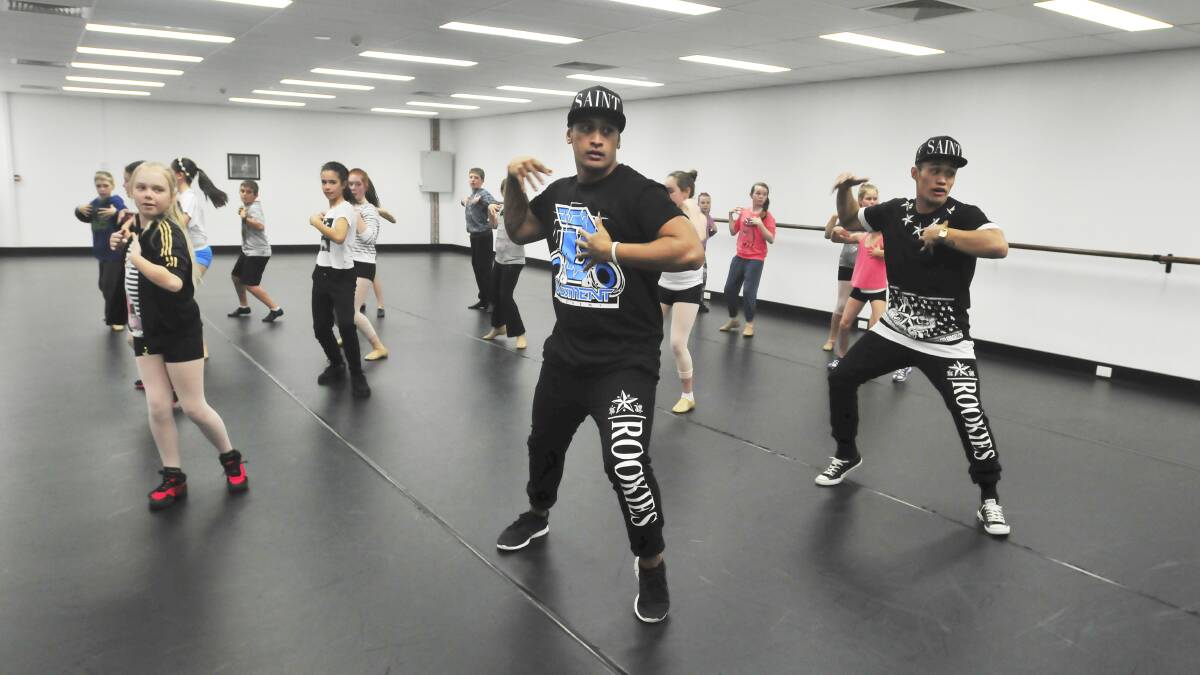 Photos from the former Justice Crew members Orange workshops on Sunday