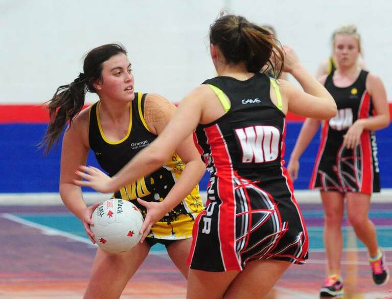 WINNING FEELING: Orange High's netball team achieved just one of the wins that will send the Astley Cup home with them after Thursday's tie in Dubbo.