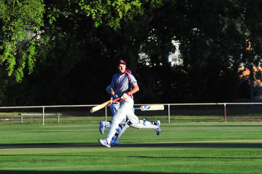 CRICKET: Cavaliers' Luke Wilson in action in Friday night's Royal Hotel Cup final at Wade Park. Photo: JUDE KEOGH