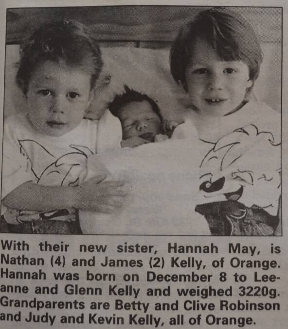 The Central Western Daily's baby photos from December, 1996