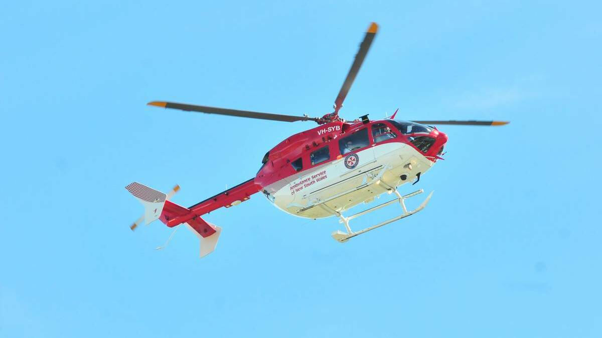 EMERGENCY: A three-year-old boy was airlifted to Westmead Children's Hospital in a critical condition this afternoon.