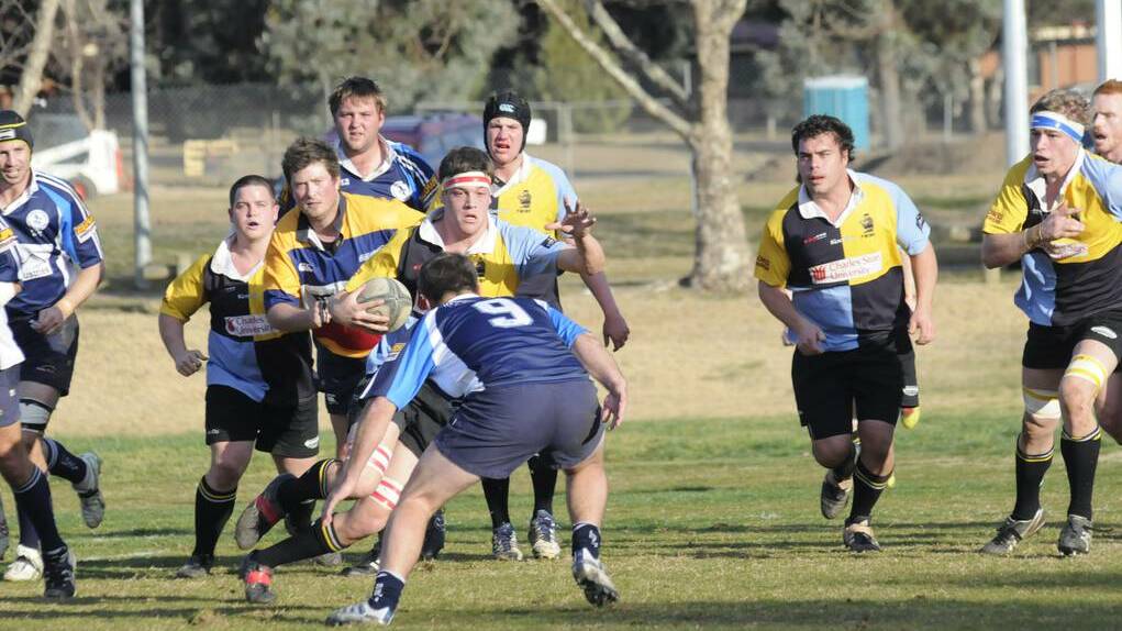 UP A GEAR: CSU’s Hugh Medway was part of the Blue Bulls side which won the Richardson Shield second tier title at the Country Championships. This year they will make the jump into the Caldwell Cup first tier competition. Photo: CHRIS SEABROOK 080611csu2a