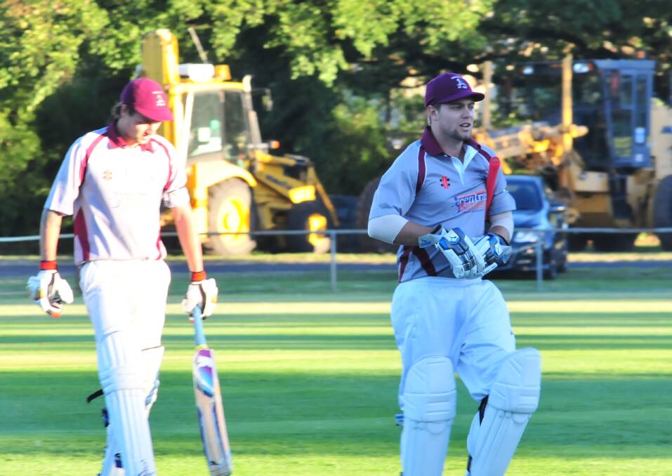 CRICKET: Cavaliers' Matt Death is dismissed in Friday night's Royal Hotel Cup final. Photo: JUDE KEOGH