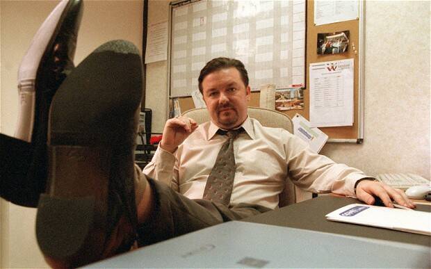 NO LEADER: According to survey figures The Office's David Brent is not too disimilar to many Australian bosses.