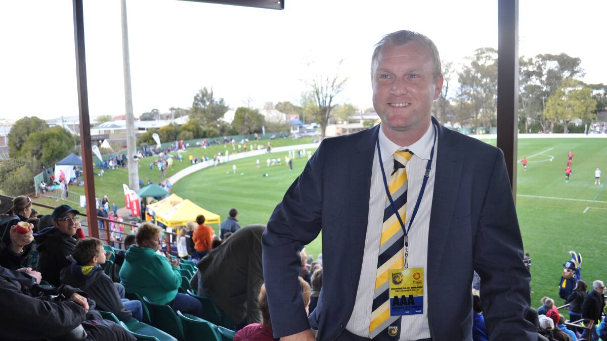 ROOM TO GROW: Central Coast CEO Shaun Mielekamp believes his club’s trip to Orange has been an overwhelming success. Photo: NICK McGRATH 0920nmboss