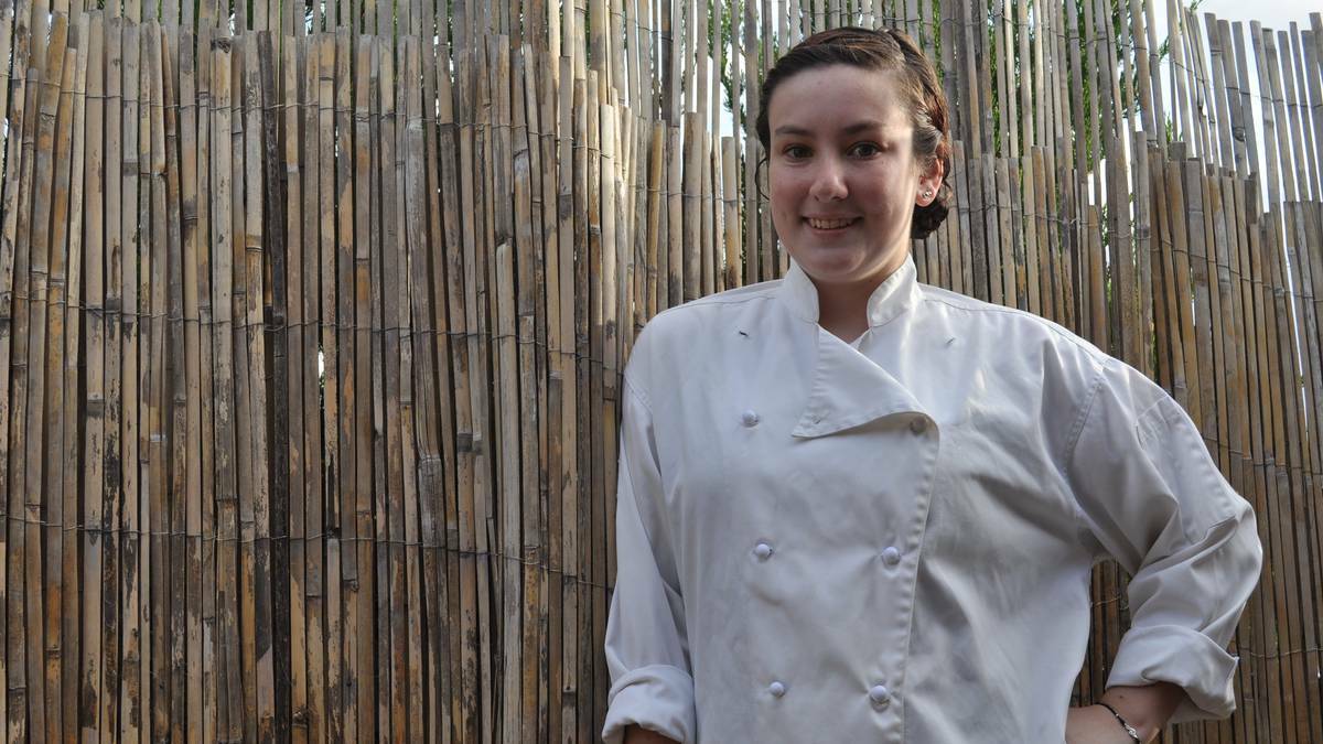 ORANGE:  Sammantha Devlin is jetting off to Melbourne this weekend to be part of the Fonterra Proud to be a Chef 2014 mentorship program, impressing judges of the Australia-wide competition just six months into her apprenticeship at Highland Heritage. Photo: NICK McGRATH 0219nmcook