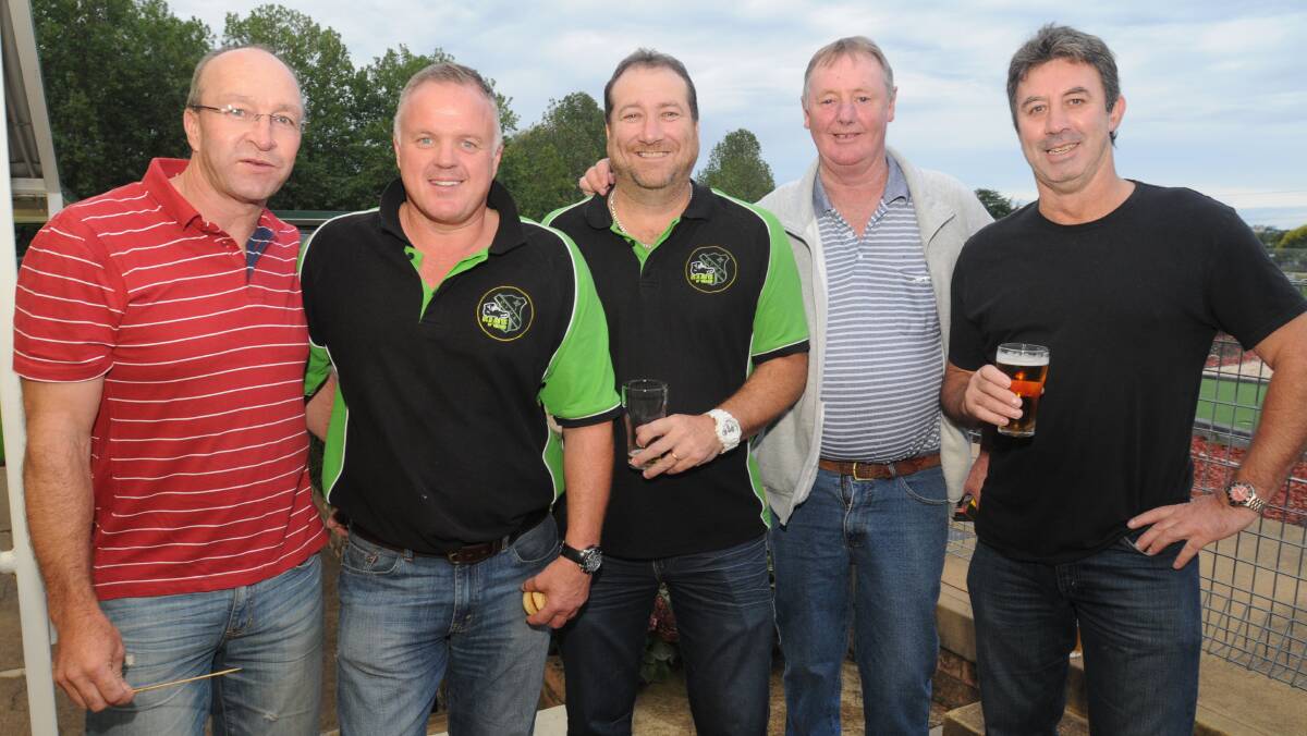 CYMS: John Connolly, Peter Hiney, Mark Jasprizza, Peter Ford and Craig Iffland. Photo: STEVE GOSCH