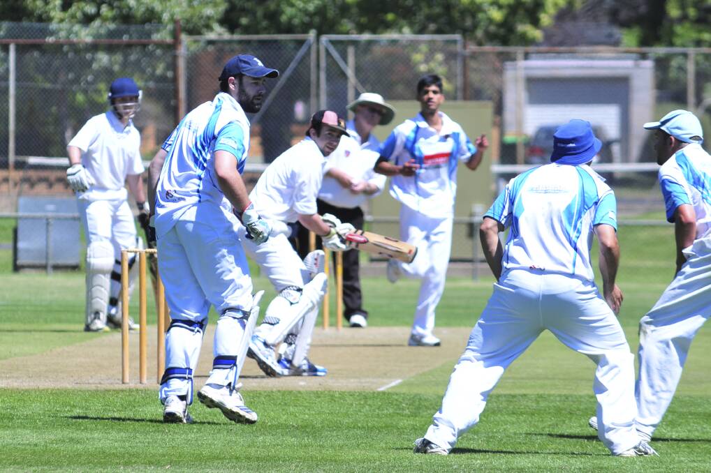 CRICKET: Cat Tedeschi nicks off against Waratahs in Saturday's ODCA first grade game at Wade Park. Photo: JUDE KEOGH
