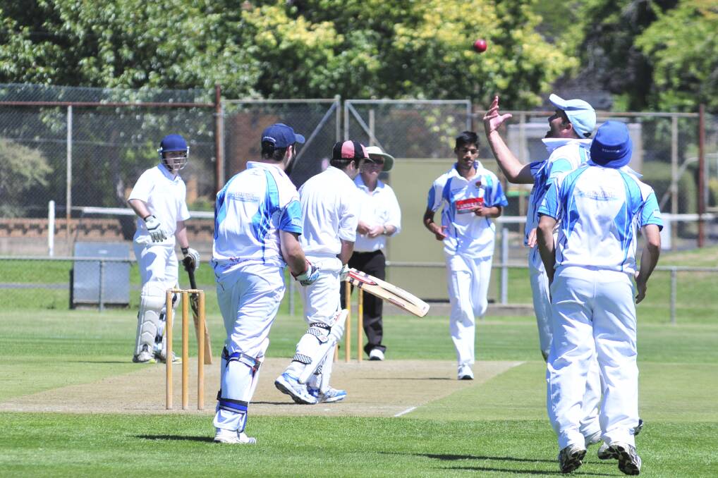 CRICKET: Cat Tedeschi is on his way against Waratahs at Wade Park on Saturday. Photo: JUDE KEOGH