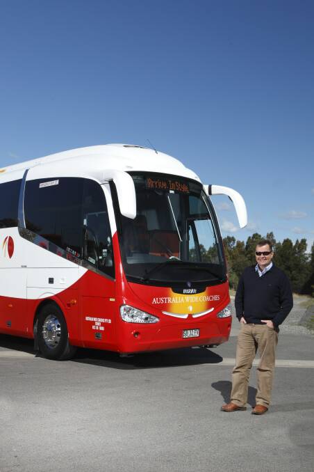 CAN’T COMPETE: Australia Wide Coaches managing director Richard Dawes.          Photo contributed