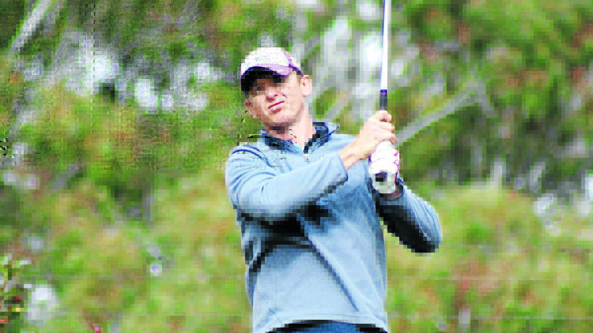 LOCAL HOPE: Matt Williamson is one of several players looking to claim the 2015 Wentworth Open on their home course.