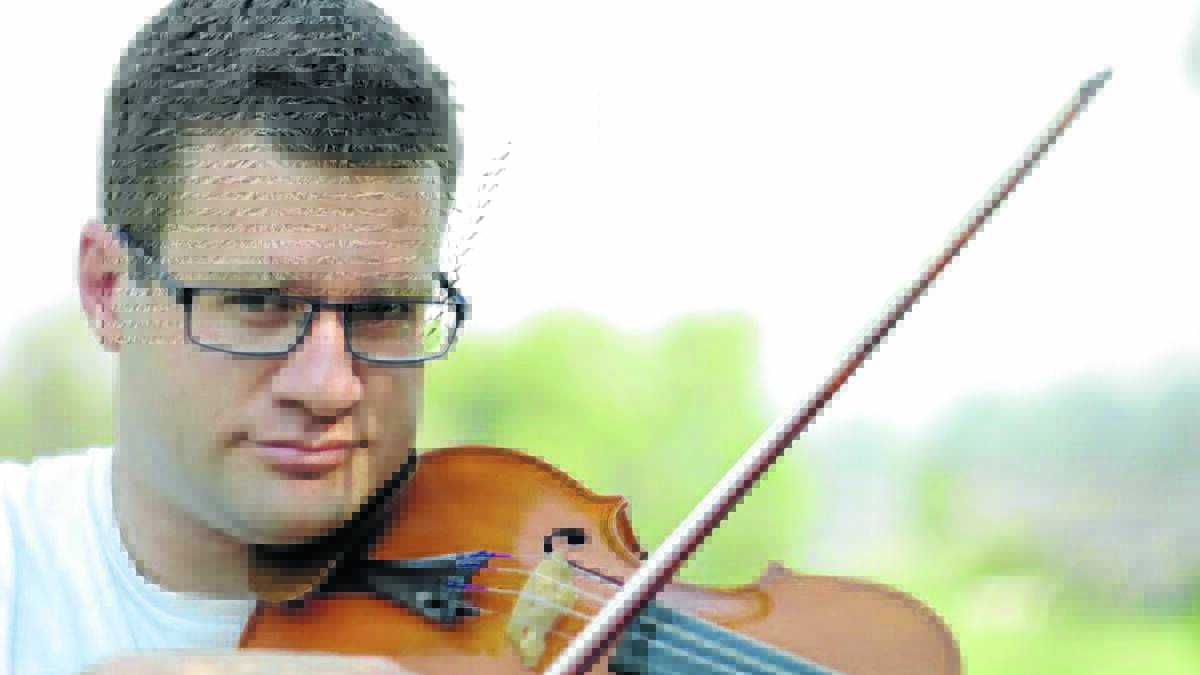 REVOLUTIONARY: Andrew Baker is the soloist in all four concertos for the Bathurst Chamber Orchestra's performance at Holy Trinity Church in Orange.